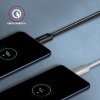 AXAGON BUCM3-AM20AB Kabel USB-C - USB-A 3.2 Gen 1, 2m, 3A, ALU, oplot, czarny